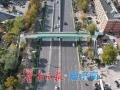 经十路全民健身中心东侧过街天桥加装电梯 近期投用