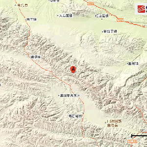 甘肃张掖市山丹县附近发生6.6级左右地震