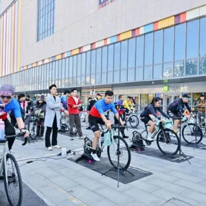 车轮奏响全民健身乐章！郑州金信万广场骑行台联赛圆满落幕