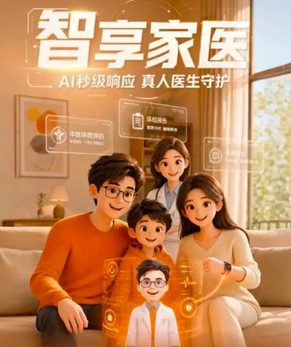 互联网医疗走向数字化、普惠化、场景化 “AI+真人”双引擎推动主动健康服务