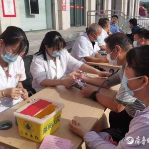 惠民县孙武街道开展“健康知识普及”爱心义诊