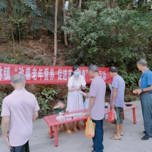 茶林镇开展“改善老年营养，促进老年健康”主题宣传周活动