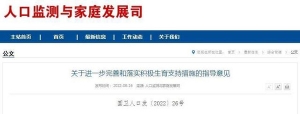 生育支持措施来了！17部门联合发文，涉及教育、住房、就业、社保