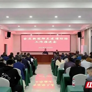 高效统筹 精准防控——南湖新区新冠肺炎疫情防控工作推进会召开